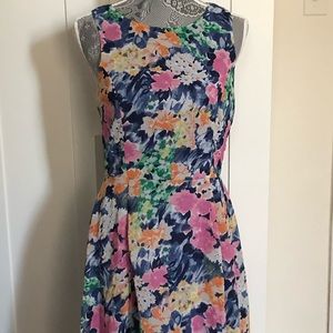 Multi-Color Floral Dress